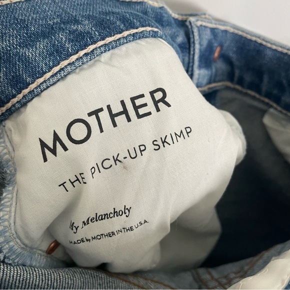 MOTHER The Pick-Up Skimp Skinny Jeans My Melancholy Size 24 - Picture 6 of 9